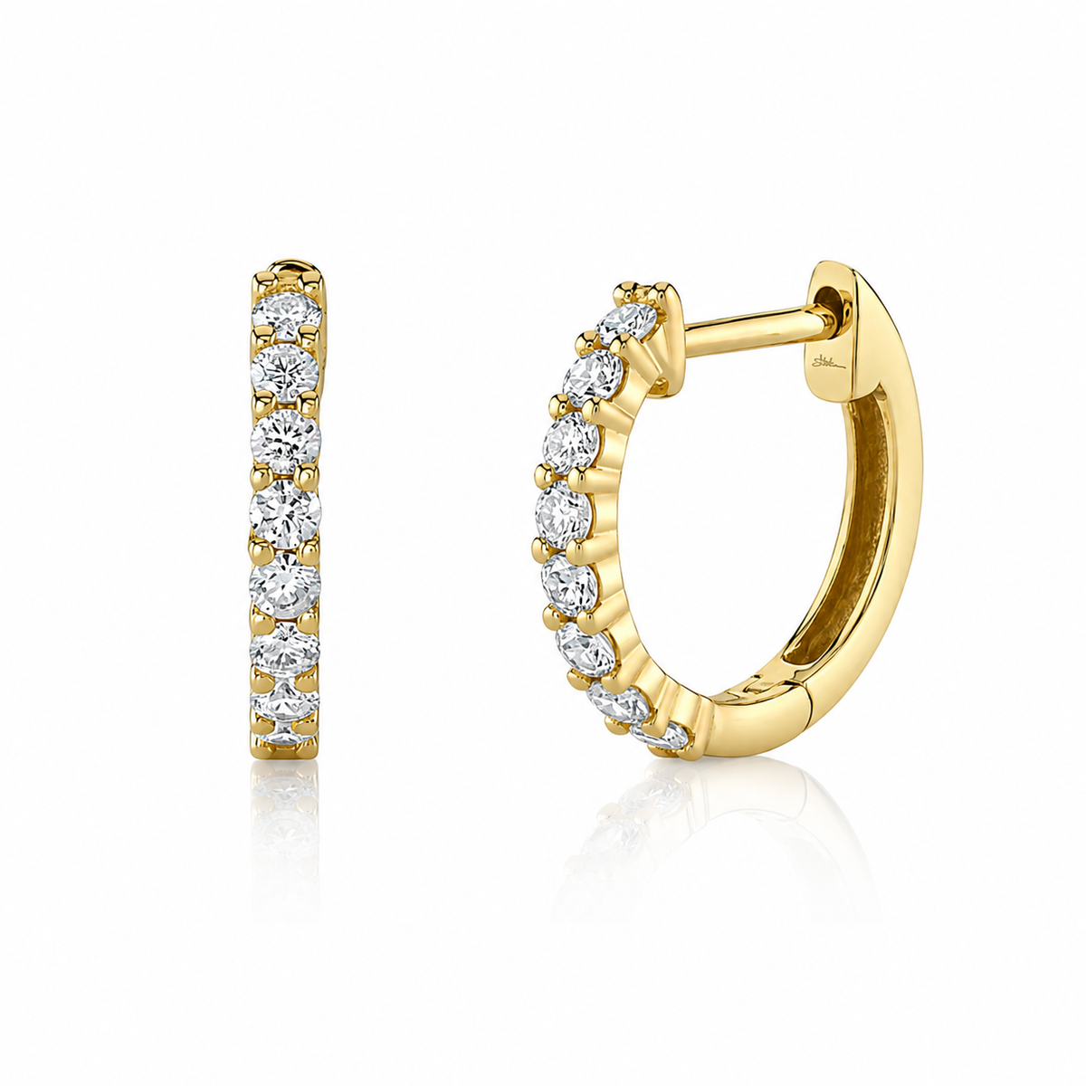 14kY .34cttw Diamond Hoop CU55002268