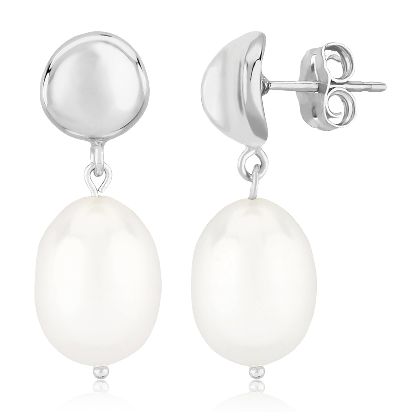 SS Round Pearl Drop 4202FP-SS