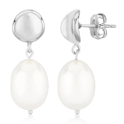 SS Round Pearl Drop 4202FP-SS