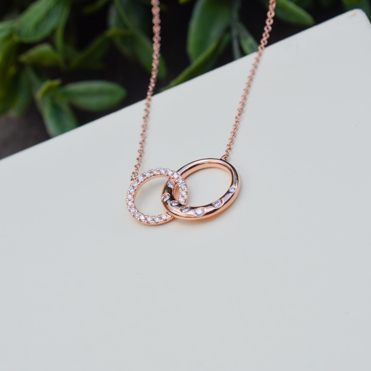14kR .25cttw Diamond Circle Necklace SC22008563