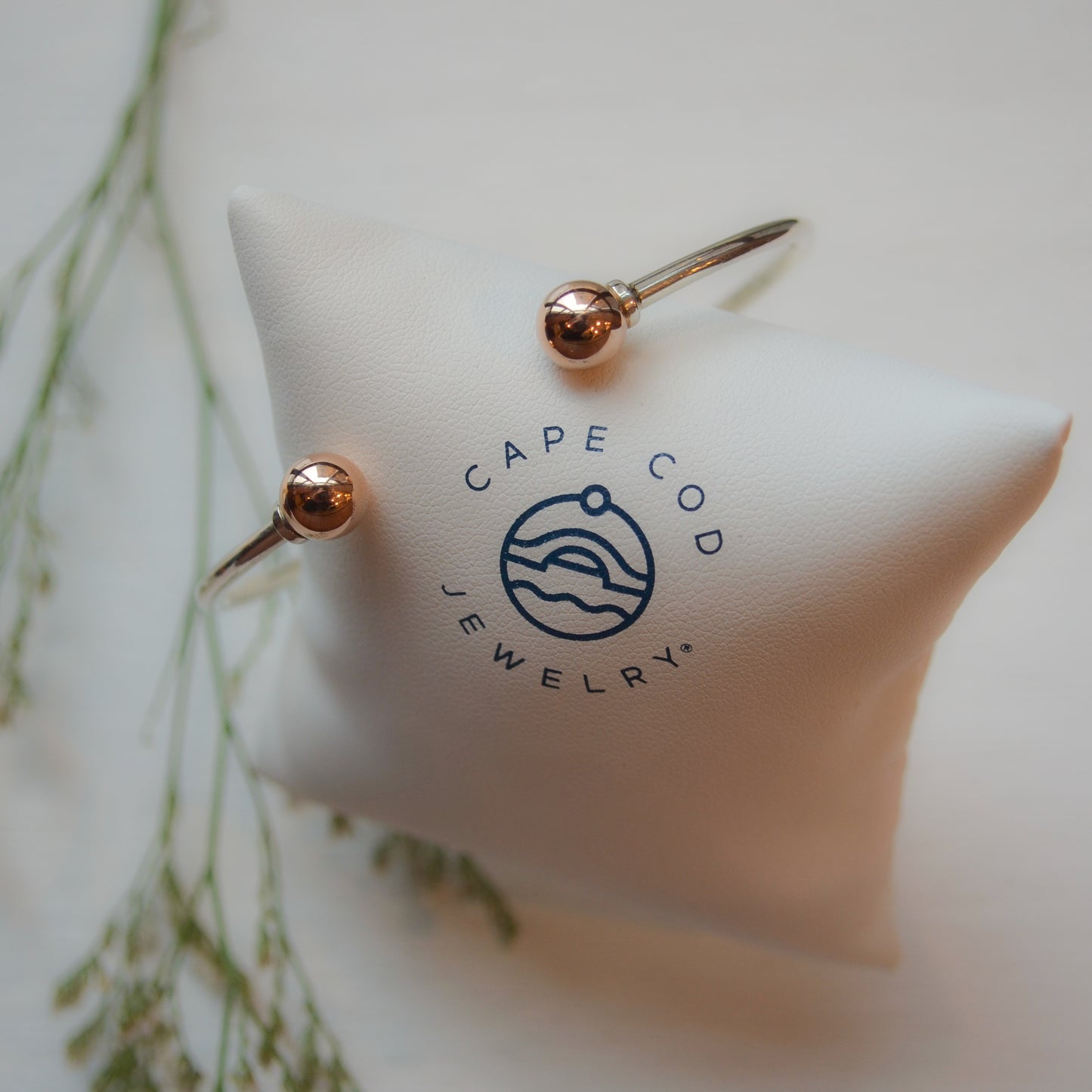 SS/RG Cuff Bracelet RB5410-70