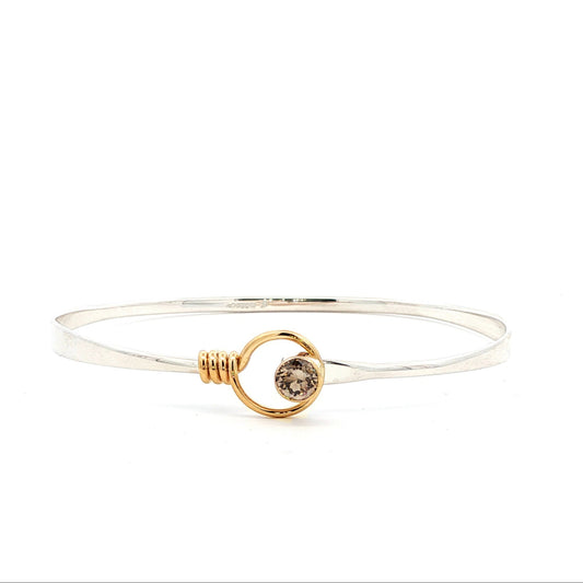 SS/YG .50ct Champagne Dia Saratoga Bracelet  BR34142B-LM