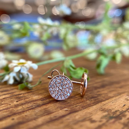 14kR .17ct Dia Pave Stud SC55002271