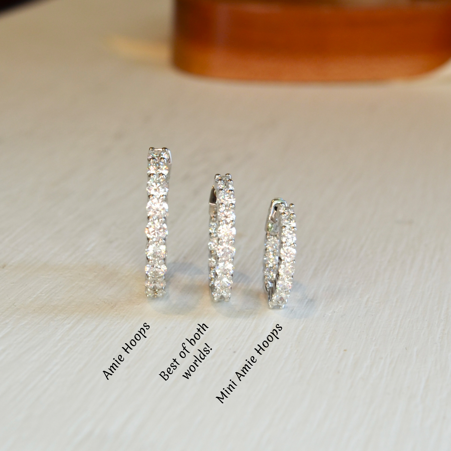 14kW 1.24cttw Diamond Hoop E0045