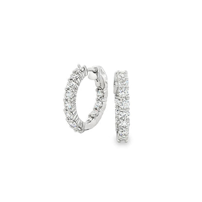 14kW 1.24cttw Diamond Hoop E0045