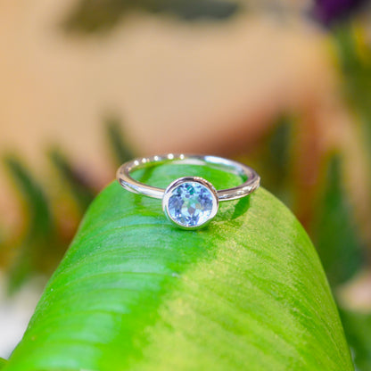 SS .99ct Swiss BT Ring LR52090SVJBT - 6.5