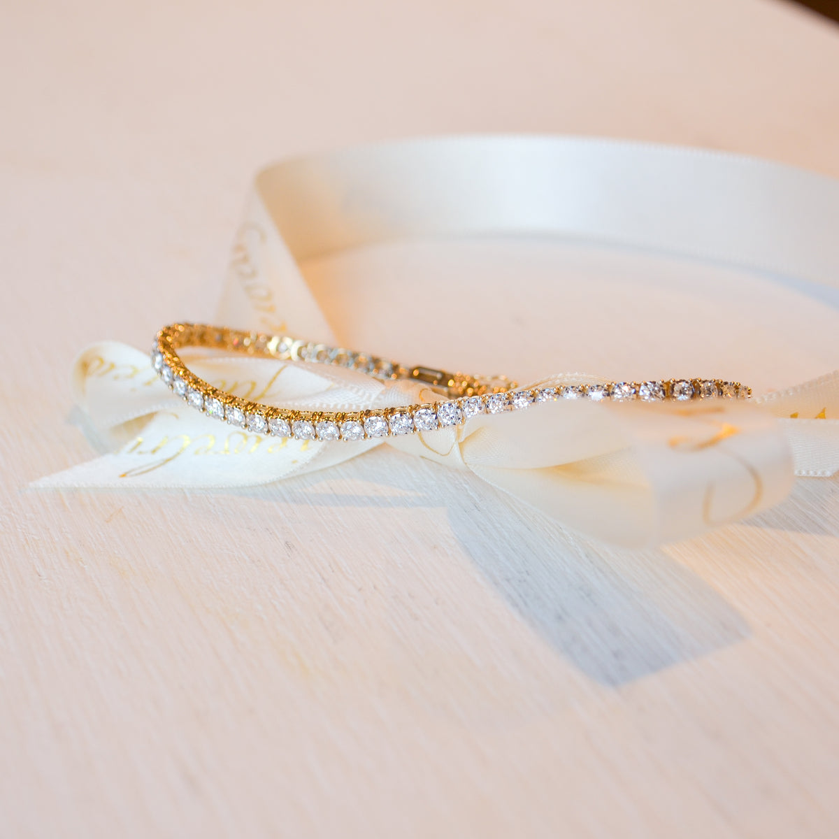 14kY 2.02cttw Diamond Tennis Bracelet SC55002362