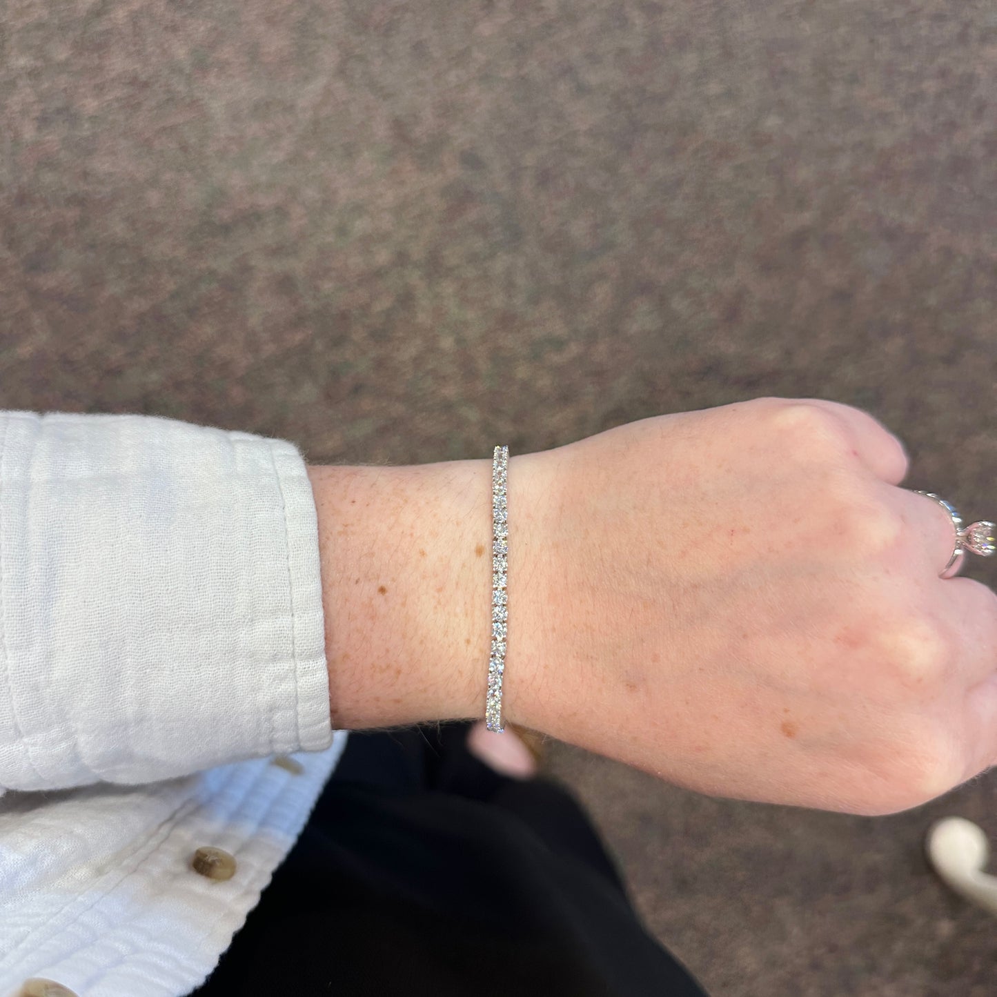 SS CZ Tennis Bracelet AGC18799-07