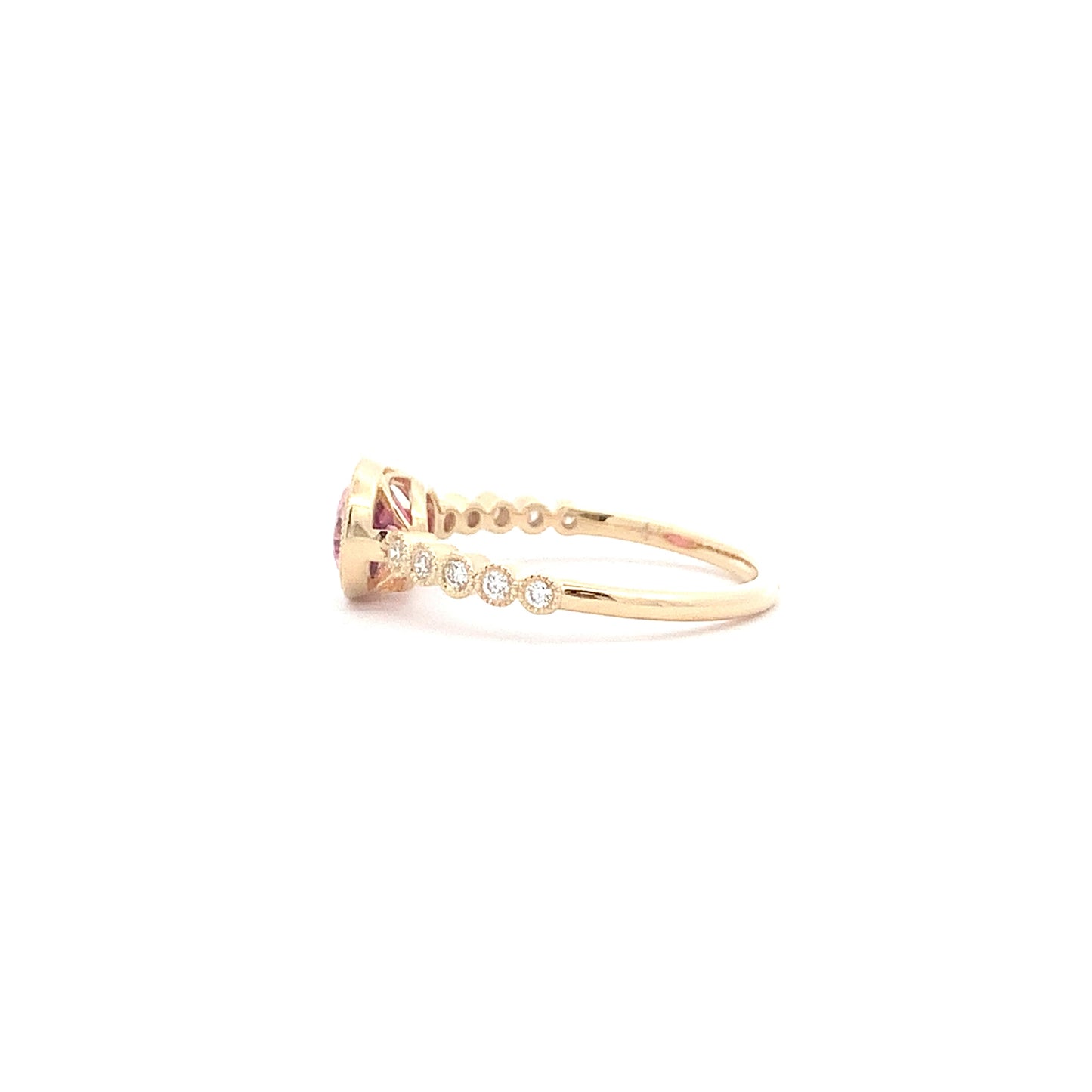 14kY 1.21ct PT .12cttw Diamond Ring TRQ7455NPT-6.5