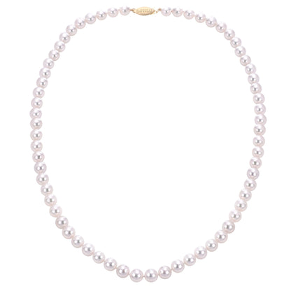 14kY 6-6.5mm "A" Akoya Pearl Necklace 60CA/18
