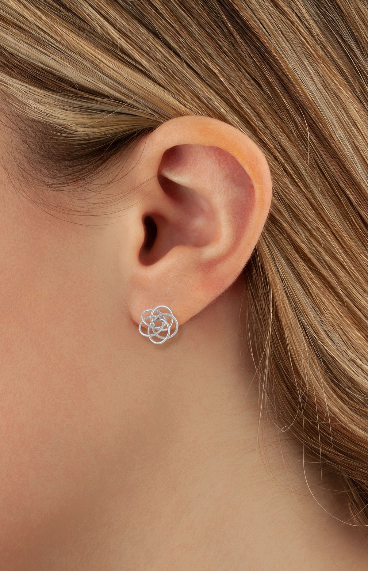 SS Love Knot Stud Earring 63/177
