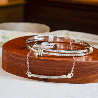 SS .30cttw Dia Signature Necklace NE16612D-18