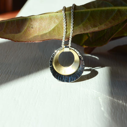 SS/YG Shimmer Necklace PE39842NS-18