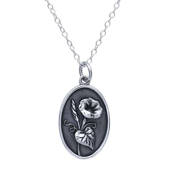 SS Morning Glory Flower Necklace 65906018 - 18.5"