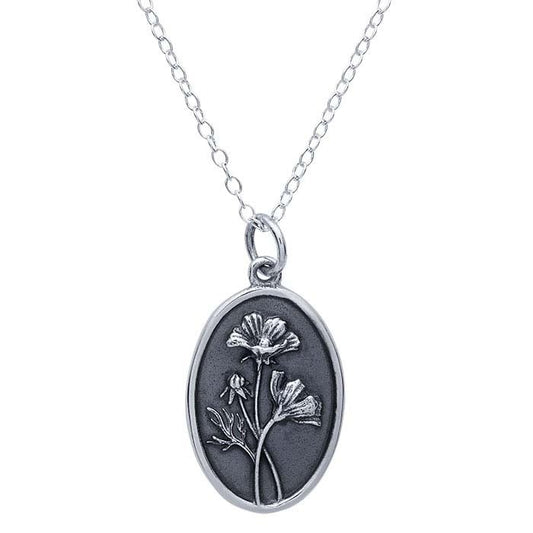 SS Cosmo Flower Necklace 65906118 - 18.5"