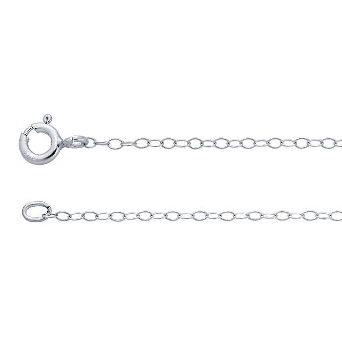 SS Narcissus Flower Necklace 65906318 - 18.5"