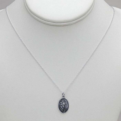SS Narcissus Flower Necklace 65906318 - 18.5"