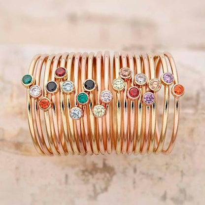 SS Swiss Blue CZ Ring 6165358-8