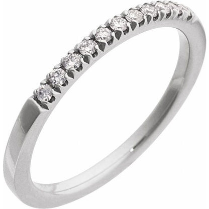 SS Stackable LAB Diamond Ring 689237