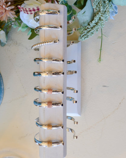 SS Wide w/Rope Conv Bracelet SB5421-70