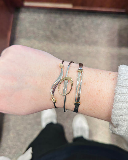 SS/YG Continental Spring Bracelet BR1744NS-LM