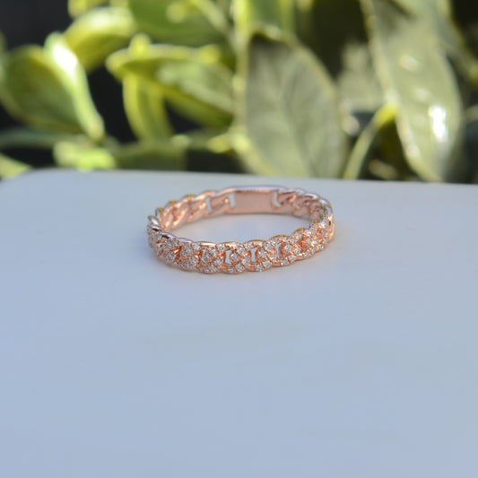 14kR .14cttw Diamond Link Ring SC55023183 - 7