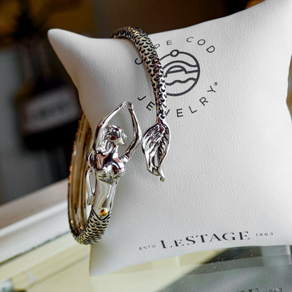 SS Mermaid Bypass Bracelet NB3020-70