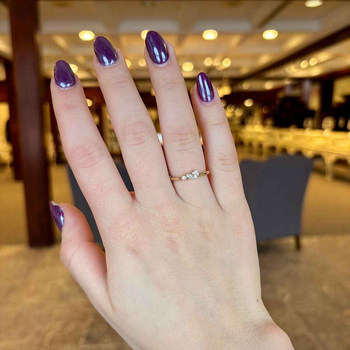 14kY 1/6cttw Diamond Stackable Ring 124079-7
