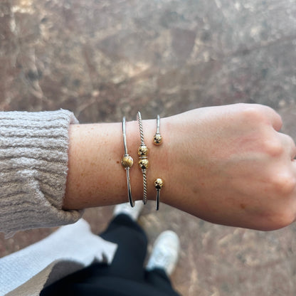 SS/YG Cuff Bracelet ZB5410-70