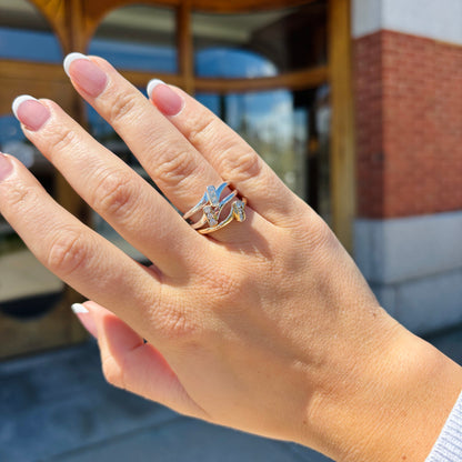 SS .09cttw Diamond Aurora Ring RI82210D-7