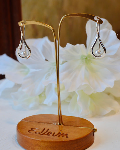 SS Mana White Pearl Earring EA32512P