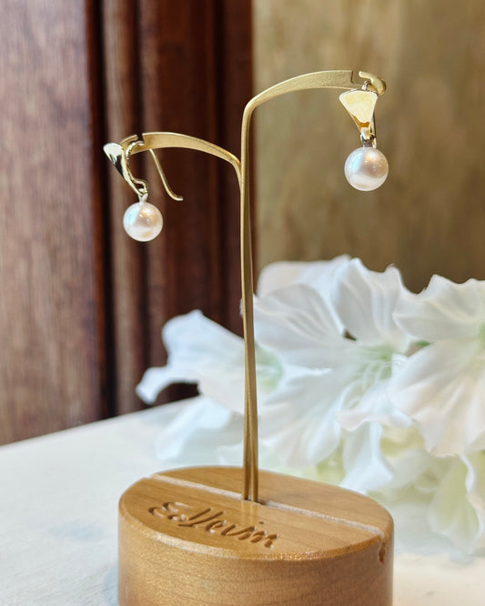 14kY Pearl Newport Earring EA04922P