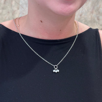SS Pearl Necklace NK2796SVJPL-18"