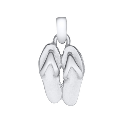 SS Flip Flops Necklace NP3043-18