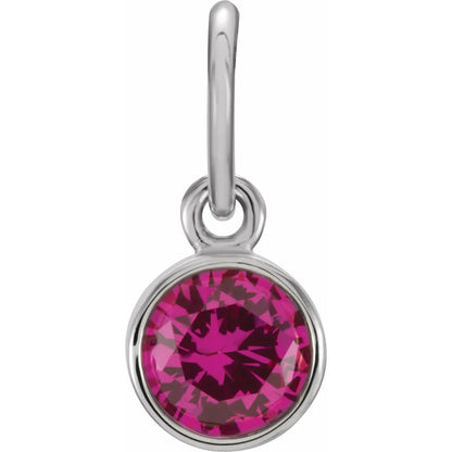 SS Imitation Ruby Charm 86179