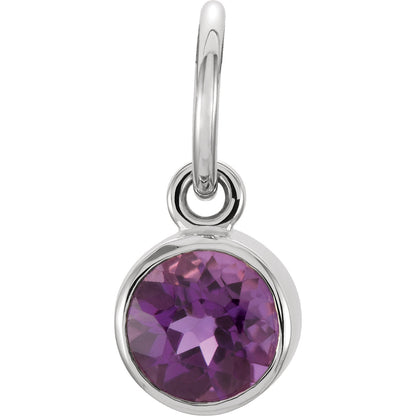 SS Imitation Amethyst Charm 86179