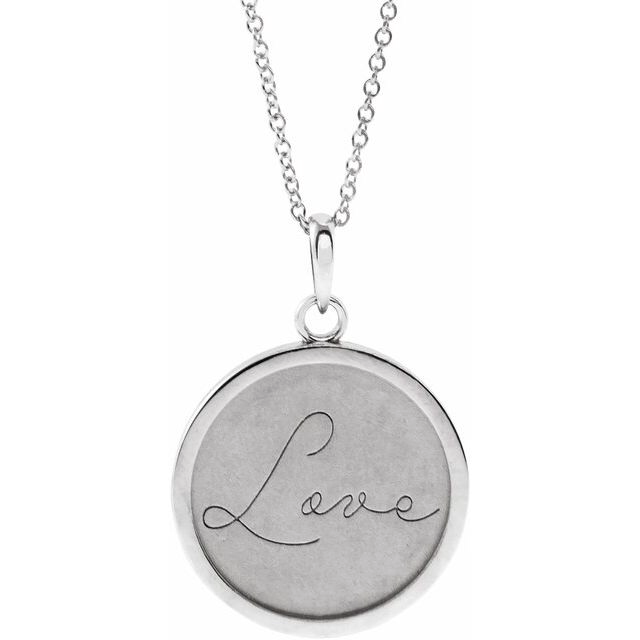 SS Love Pendant 87444