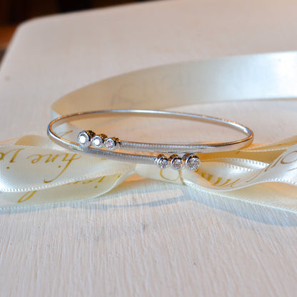 14kW .58cttw Diamond Bezel Flexible Bangle B22001080ZS