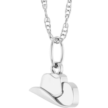 SS Cowboy Hat Necklace 88885-18