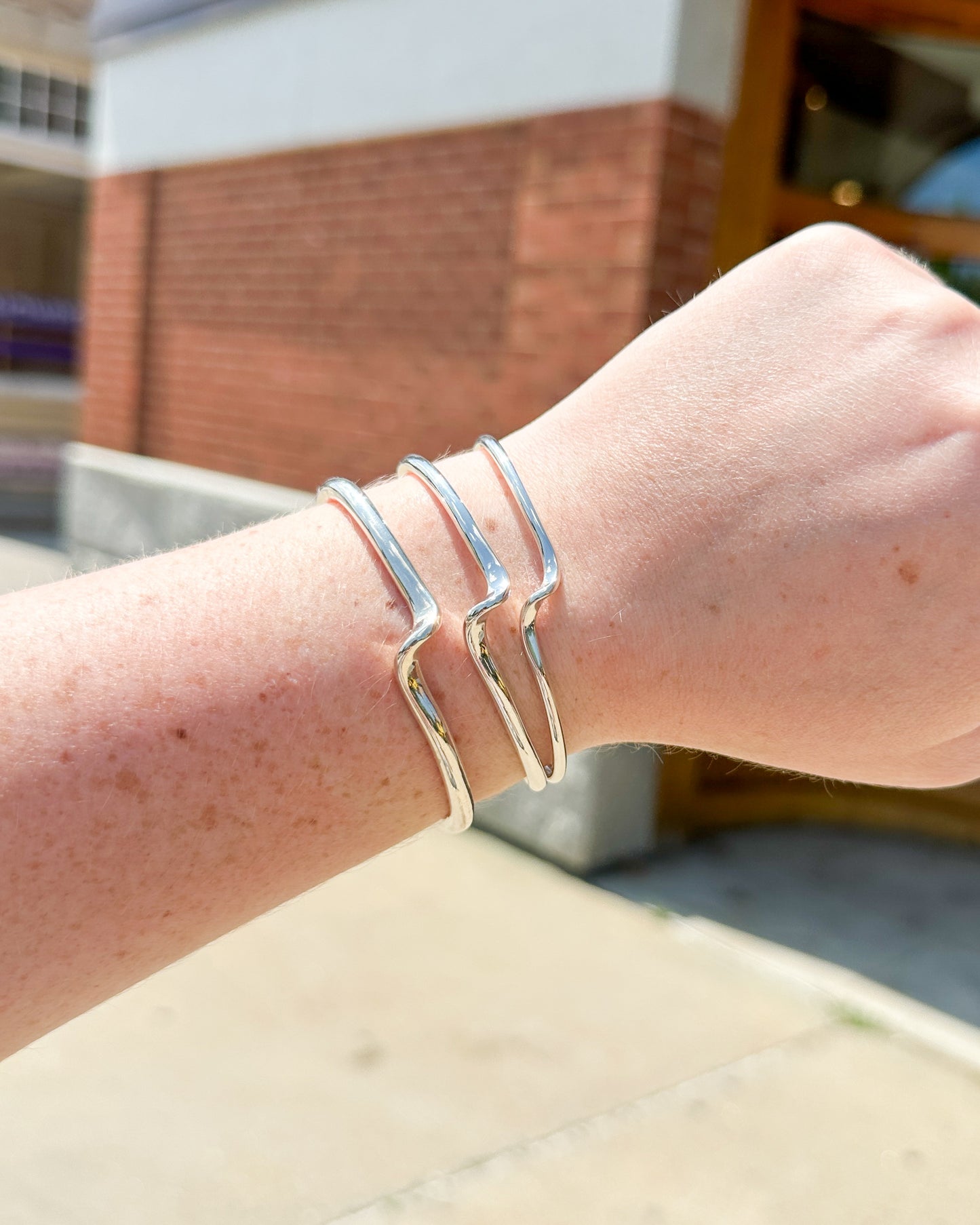 SS Heavy Wave Bracelet NB35756