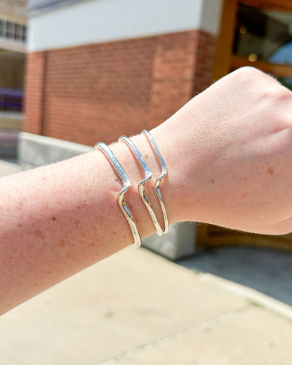 SS Medium Wave Bracelet NB32054