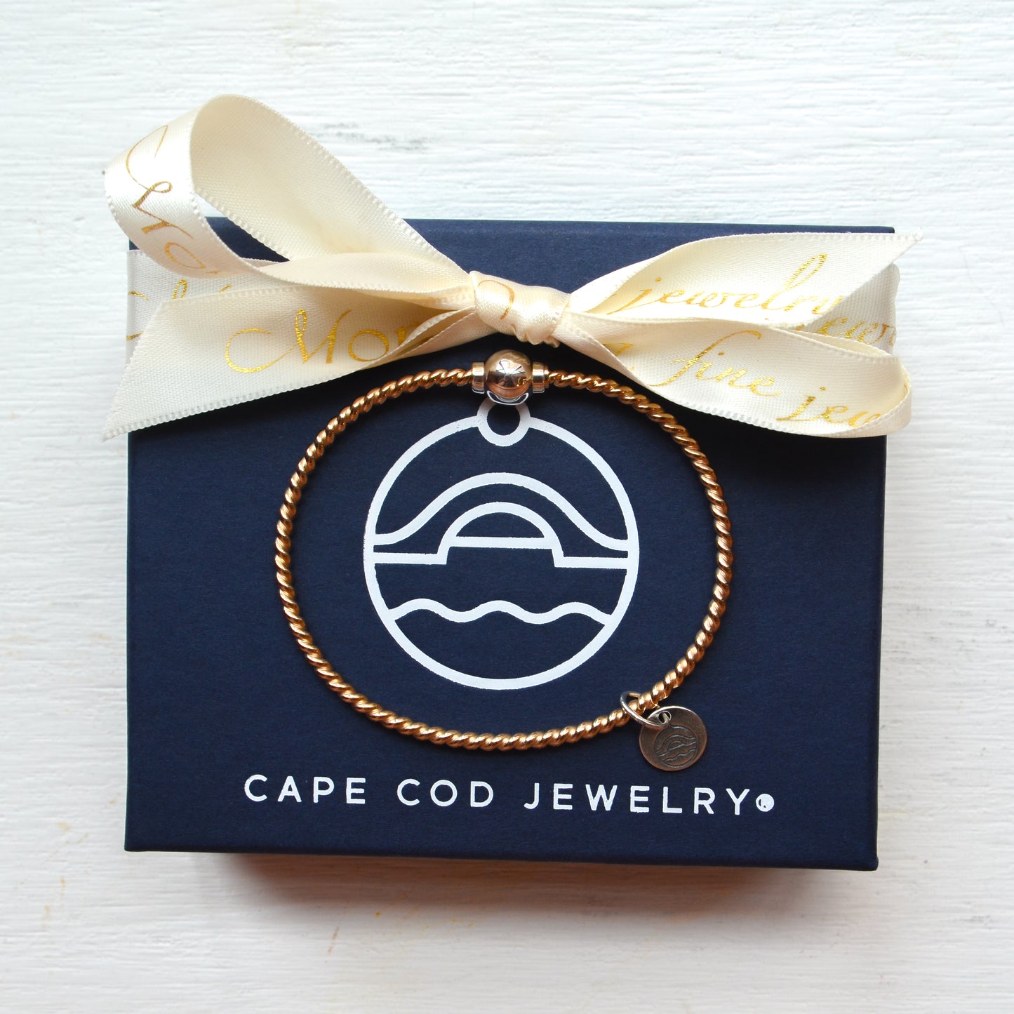 SS/Gold Filled Twist Bracelet FB5408-70