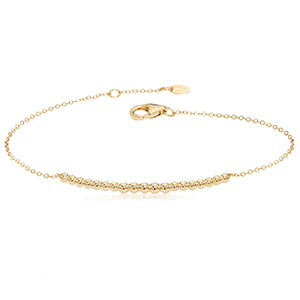 14kY Graduated Bead Bracelet 9025837.5