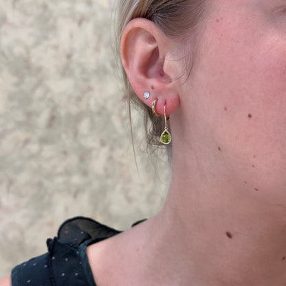 14kY 1.81cttw Peridot Earring TEA7592NPE