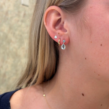 14kW 1.48cttw Aquamarine Earring TEA4238CAQ