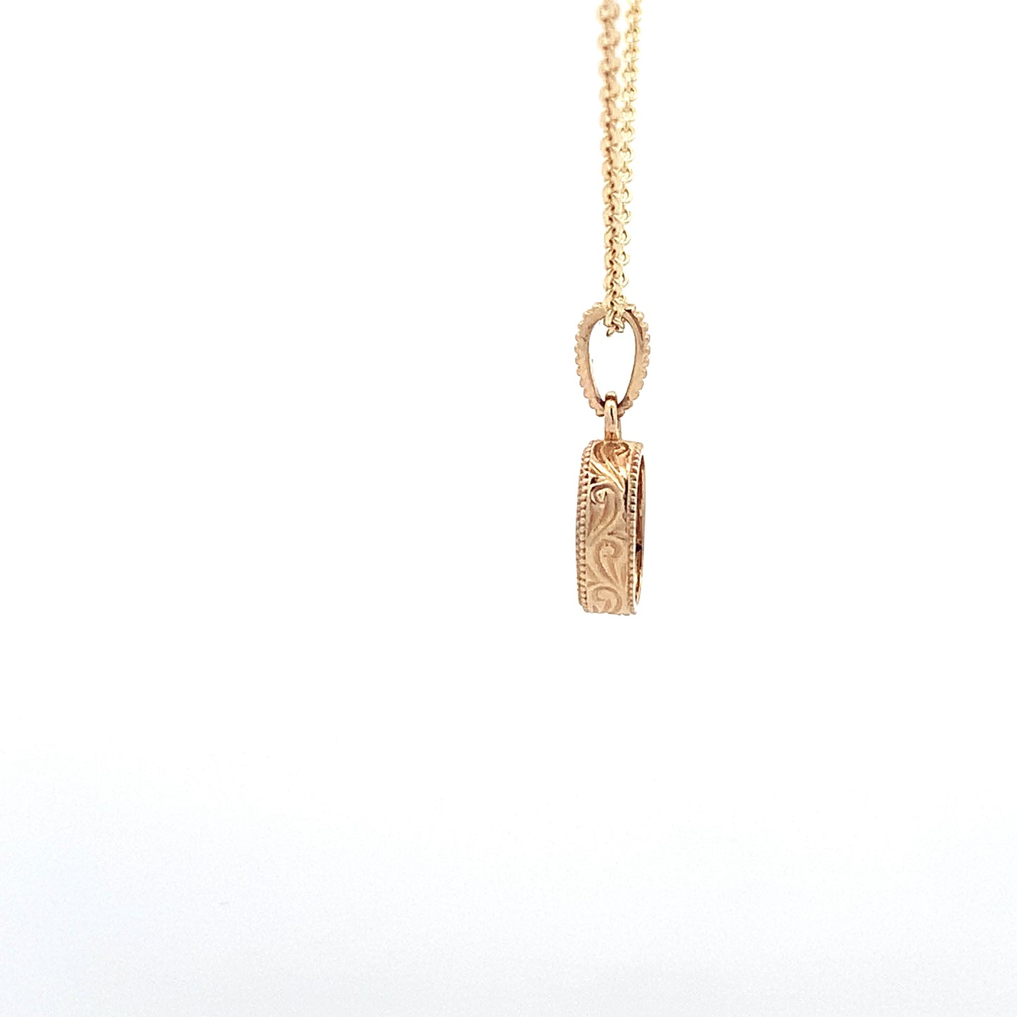 14kY .70ct Opal Pendant TXPXX2779DNOP