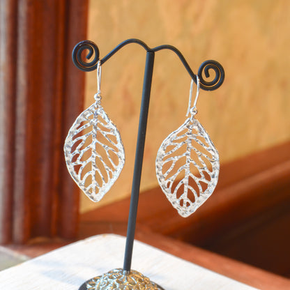 SS Dangle Leaf Earring SE04FLA