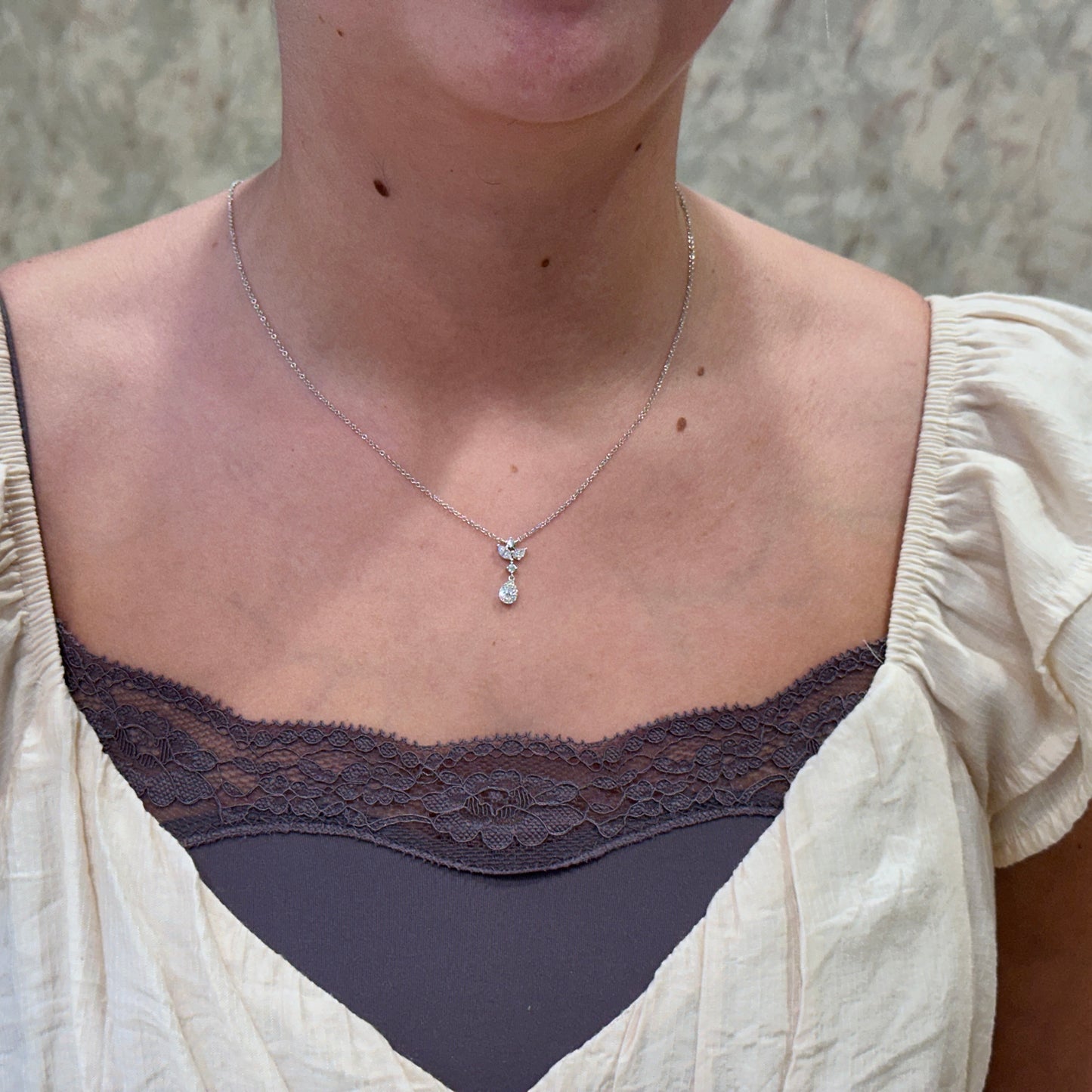 14kW .36cttw Diamond Necklace SC55019996
