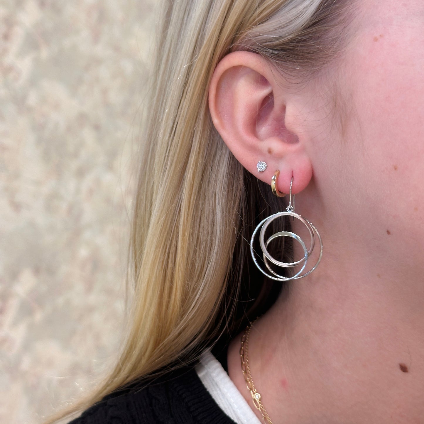 SS Loop De Loop Earring 14138-SS