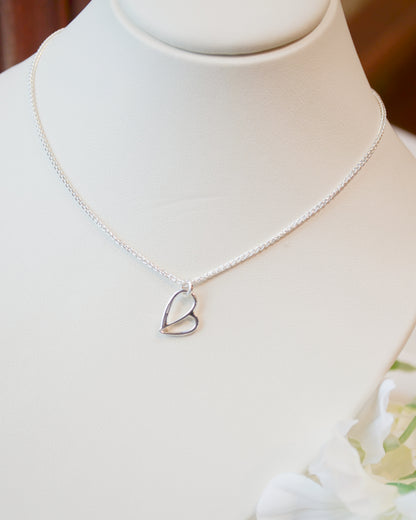 SS Love You Necklace PE21312-18